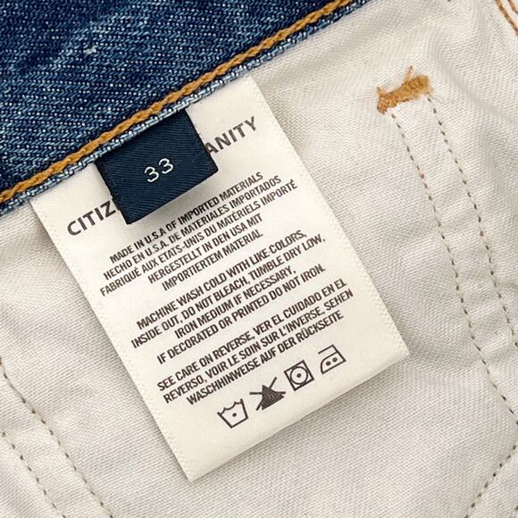 Citizens of Humanity Libby Relaxed Bootcut Jeans Women’s Size 33 Distressed - Picture 6 of 9